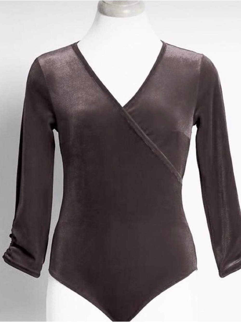 NWT MODCLOTH black velvet body suit sz 2X